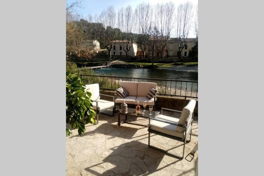 Character Filled House Overlooking The River Cesse Bize-Minervois Kültér fotó